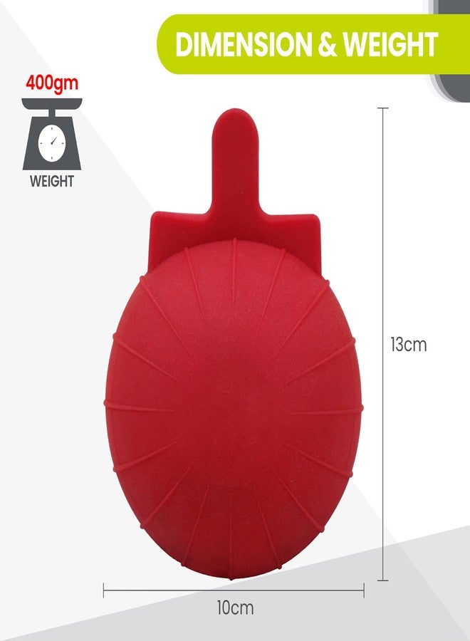 GISCO كرة رمي الرمح من جيسكو للأطفال - 400 غرام (أحمر) معدات تدريب الرمي، بمستوى أولمبي ومستوى الرابطة الوطنية لرياضة الجامعات | كرة رمي ناعمة من مادة PVC، مثالية لتطوير مهارات الرمي في الأماكن المفتوحة والمغلقة، ولتمارين الجسم الكامل. - Image 2